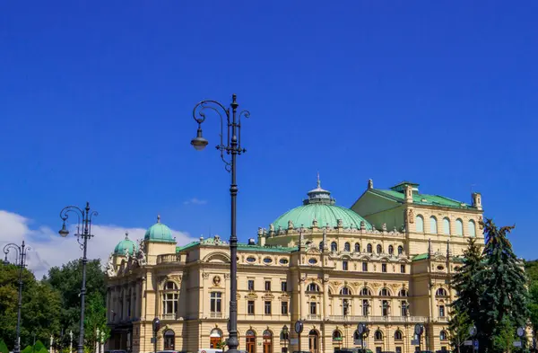 stock image View of the Juliusz Slowacki Theatre in Krakow, Poland