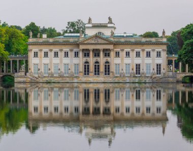 Görünüm Łazienki Parkı, Varşova, Polonya