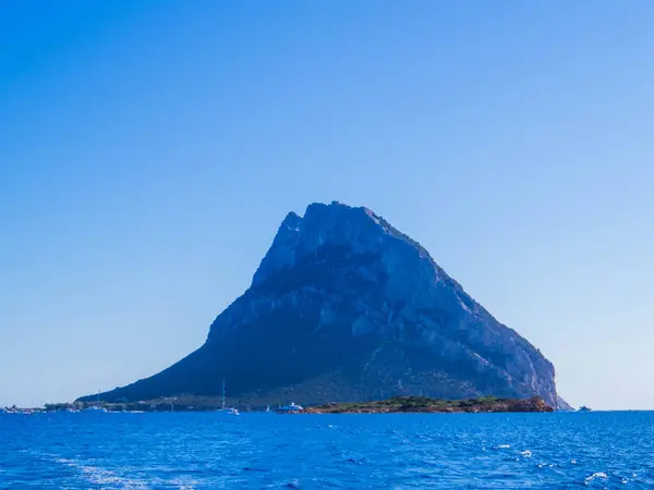 stock image View of Tavolara Island in Sardinia, Italy