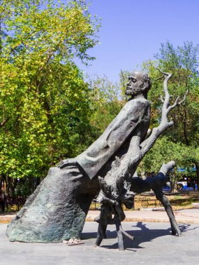 View of the Statue of Komitas Vardapet in Yerevan, Armenia clipart