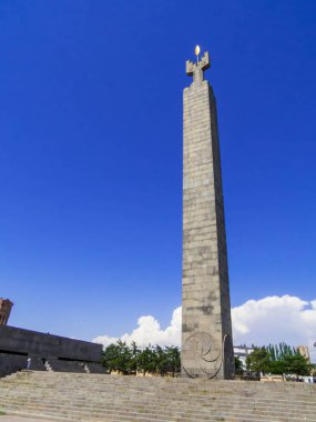 Erivan, Ermenistan 'da Ekim Devriminin 50. yıldönümü anısına yapılan tören