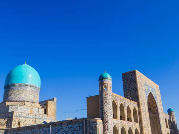 Stock image View of Tilla-Kari Madrassah in Samarkand, Uzbekistan