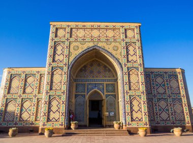 View of the Observatory of Ulugbek. In Samarkand, Uzbekistan clipart