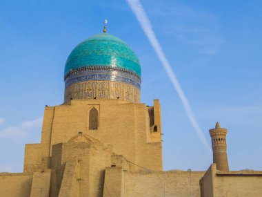 Özbekistan 'ın Buhara kentindeki Kalon Camii manzarası