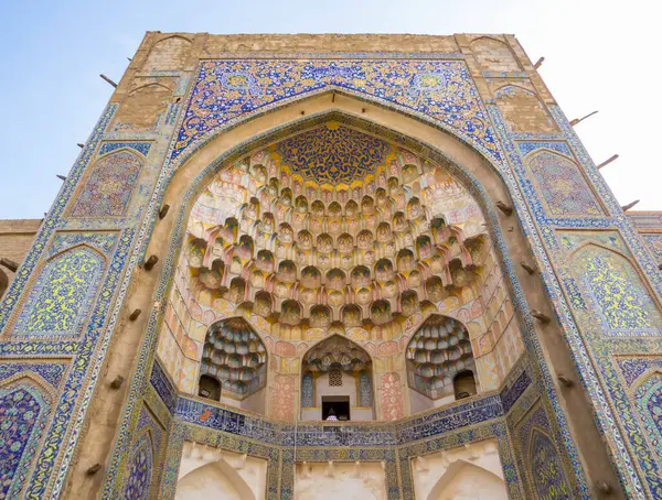 stock image View of the Museum Of Wood Carving In The Abdulaziz Khan. In Bukhara, Uzbekistan