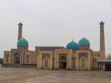 Özbekistan, Taşkent 'teki Muyi Muborak Madrasah manzarası