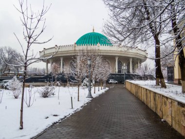 Özbekistan, Taşkent 'teki Devlet Temurid Müzesi manzarası