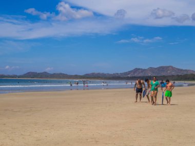 Tamarindo, Costa Rica - February 4, 2024: View of Tamarindo Beach. clipart