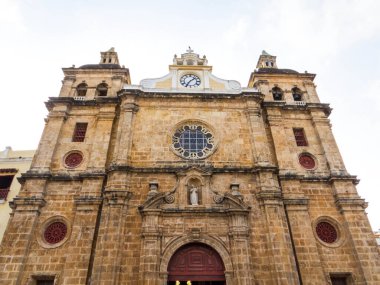 Kolombiya, Cartagena 'daki Santuario de San Pedro Claver manzarası