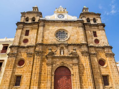 Kolombiya, Cartagena 'daki Santuario de San Pedro Claver manzarası