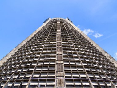 Rio de Janeiro, Brezilya 'daki Aziz Sebastian Metropolitan Katedrali manzarası