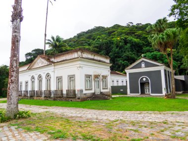 Itamaraty Kontu 'nun sarayının manzarası. Rio de Janeiro, Brezilya 'da