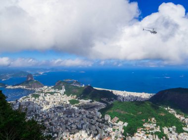 Rio de janeiro, Brezilya uçan helikopter