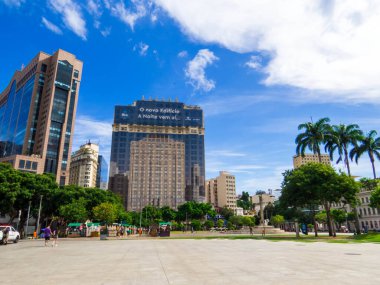 Rio de Janeiro, Brezilya - 1 Mart 2024: Maua Meydanı manzarası.