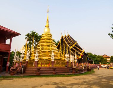 Chiang Mai, Tayland 'da Wat Phan Tao manzarası