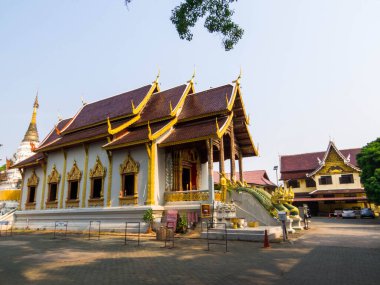 Chiang Mai, Tayland 'da Wat Muen Lan manzarası