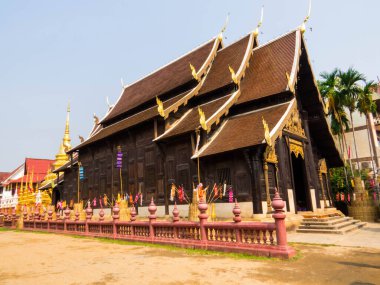 Chiang Mai, Tayland 'da Wat Phan Tao manzarası
