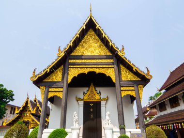 View of the Wat Duang Dee in Chiang Mai, Thailand clipart