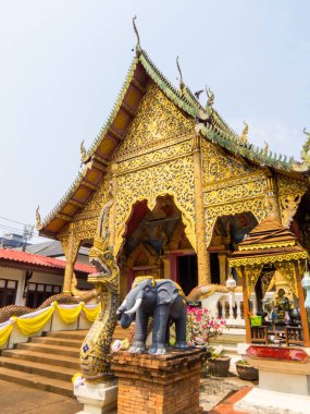 Chiang Mai, Tayland 'da Wat Lam Chang manzarası