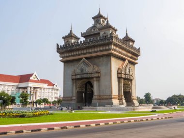 Vientiane, Laos 'taki Patuxai Anıtı