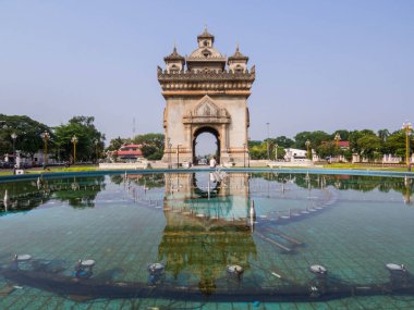 Vientiane, Laos 'taki Patuxai Anıtı