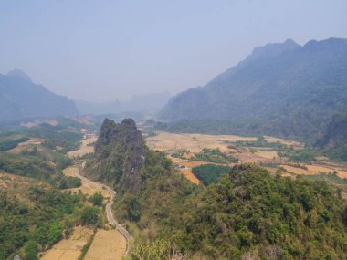 Nam Xai 'nin Vang Vieng, Laos' taki bakış açısı