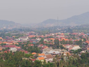Bir Luang Prabang, Laos havadan görünümü