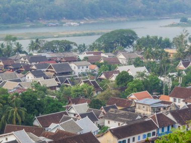 Bir Luang Prabang, Laos havadan görünümü