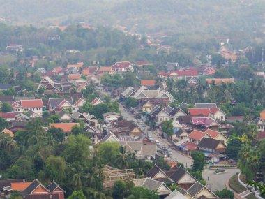 Bir Luang Prabang, Laos havadan görünümü