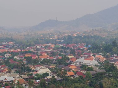 Bir Luang Prabang, Laos havadan görünümü