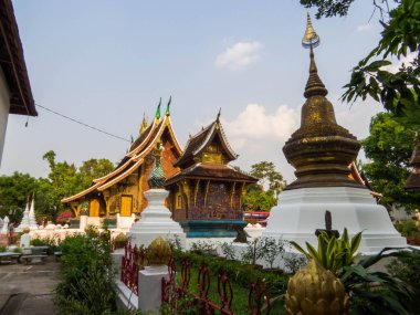 Wat Xiengthong, Luang Prabang, Laos manzarası