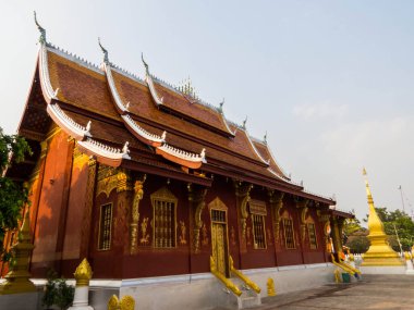 Luang Prabang, Laos 'taki Wat Sensoukharam manzarası