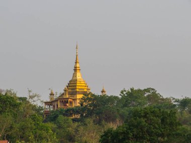 Luang Prabang 'daki Wat Pa Phon Phao manzarası, Laos