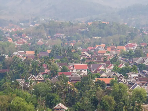 Bir Luang Prabang, Laos havadan görünümü