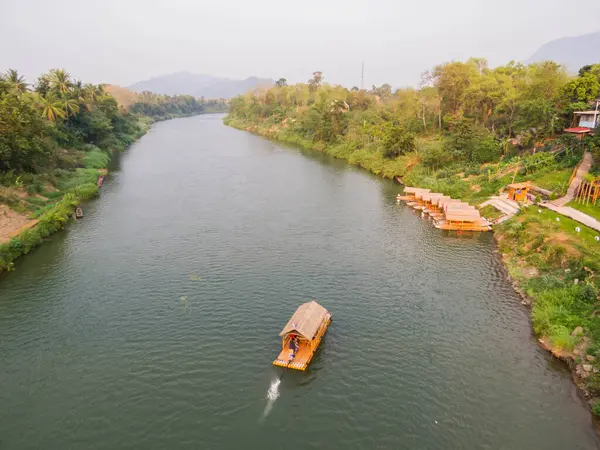 Luang Prabang, Laos Mekong Nehri görünümünü