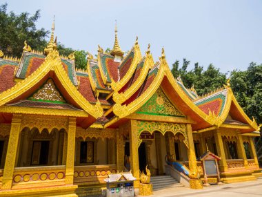Jinghong 'daki Mengle Tapınağı, Xishuangbanna Autonomus Bölgesi, Yunnan, Çin