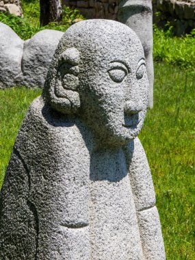 Güney Kore, Seul 'deki Ulusal Halk Müzesi' nde heykel.