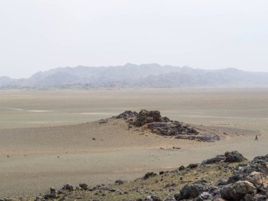 Arid landscape in the Gobi Desert, Mongolia