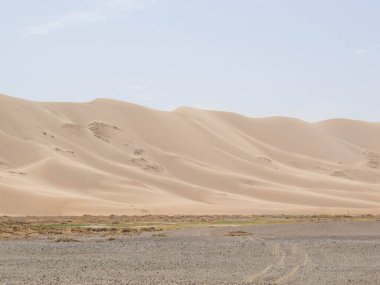 Amazing landscape in Hongor Sand Dunes, Gobi Desert, Mongolia