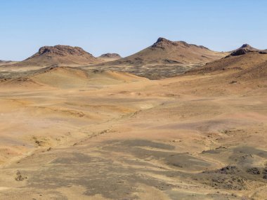Ongi 'deki güzel manzara, Gobi Çölü, Moğolistan