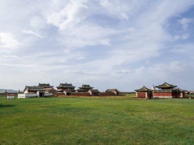 Temples in Kharkhorin, the ancient capital of the Mongoiian Empire