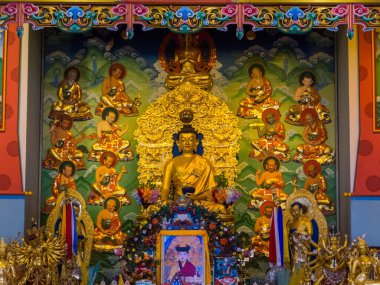 Ulaanbaatar, Mongolia - May 25, 2024: View of the interior of the MOBINSTITUTE Vocational Training Center.