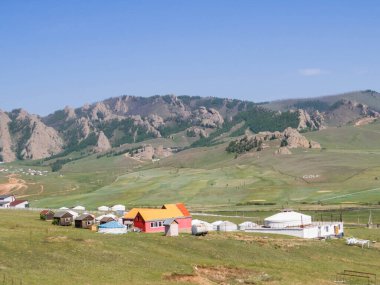 Amazing landscape near Ulaanbaatar, Mongolia