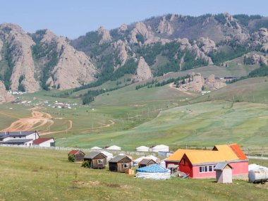 Amazing landscape near Ulaanbaatar, Mongolia
