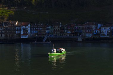 Motorboat from Pasaia. Boat between Pasaia San Pedro and Donibane, Euskadi clipart