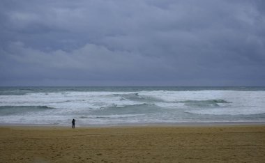 Donostia-San Sebastian sahilinde kötü hava, Euskadi