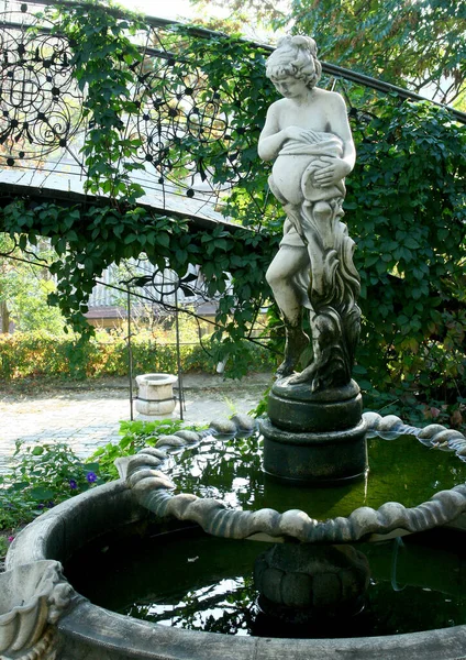 Ukrayna 'nın Odessa şehrinde güzel bir çeşme