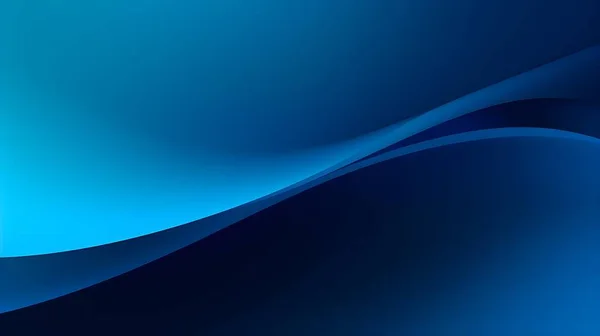 Abstract Blue Gradient Curve Background