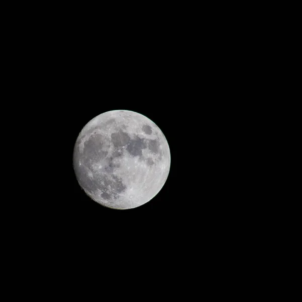 Full Moon Night Sky Milky Way Lunar Moonlight — Stock Photo, Image