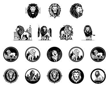 Güçlü Aslan Vektör Logoları, Simgeler ve Maskotlar